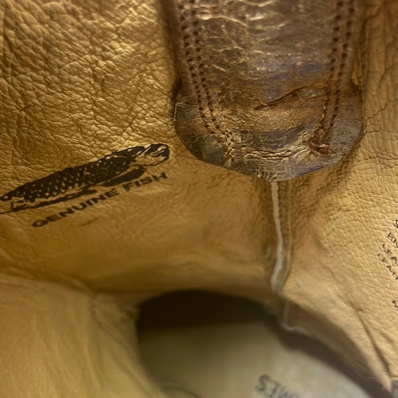 Men's Tan Cowboy Boots - Picture 5 of 7